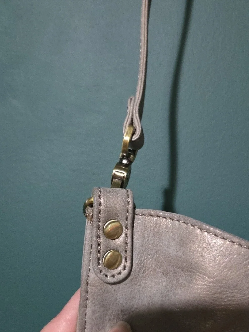 Hobo International Pier Shoulder Bag - Granite Gold Metallic